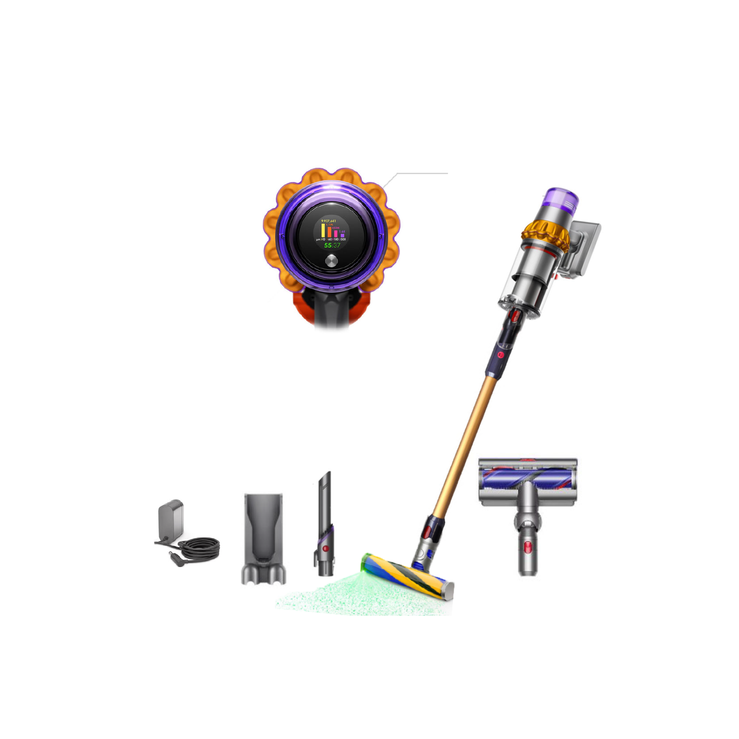 Dyson V15B Detect Total Clean Cordless Stick Vacuum Cleaner – Open Box Certified by Dyson