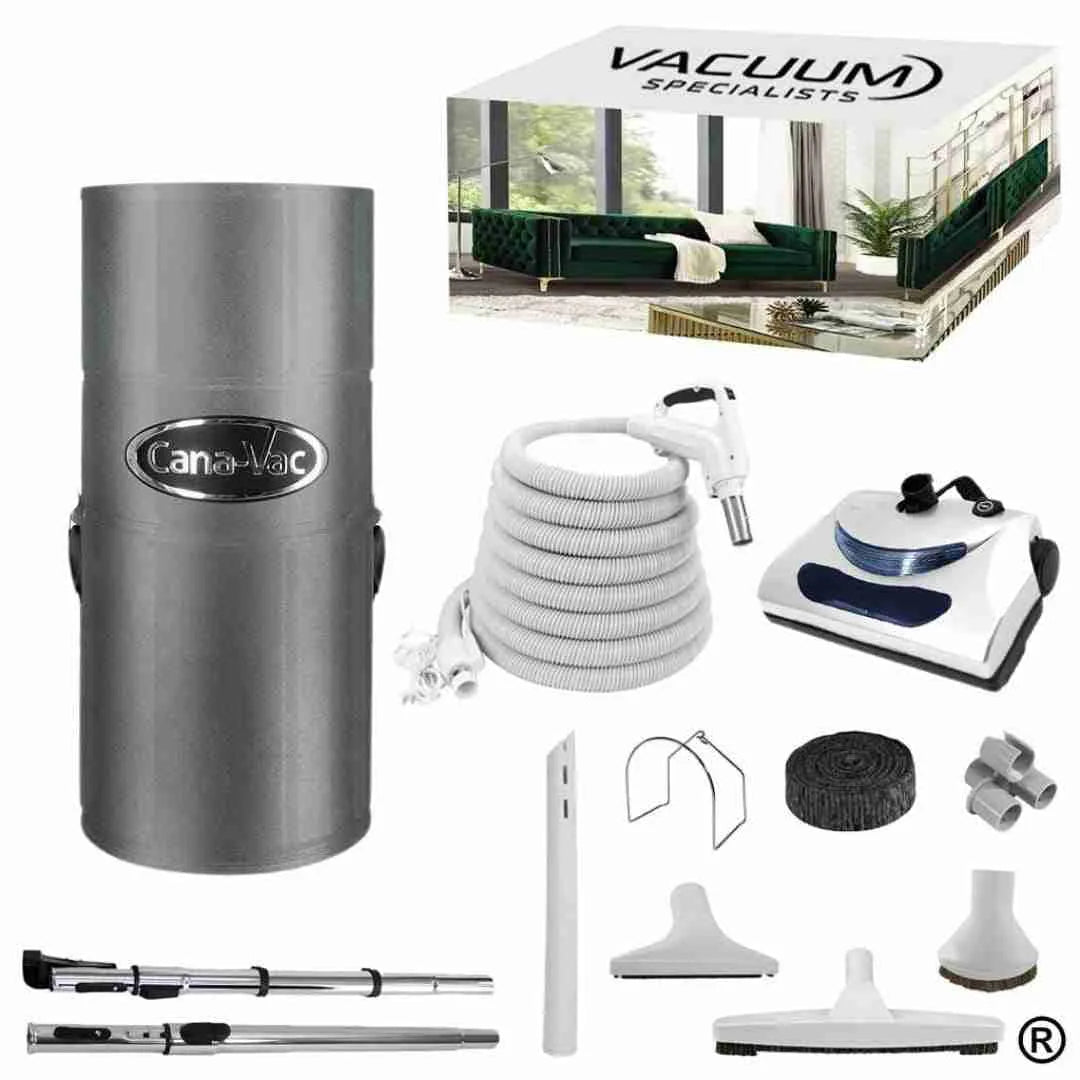 CanaVac Ethos ACAN50A Central Vacuum Electric Accessory Cleaning Package