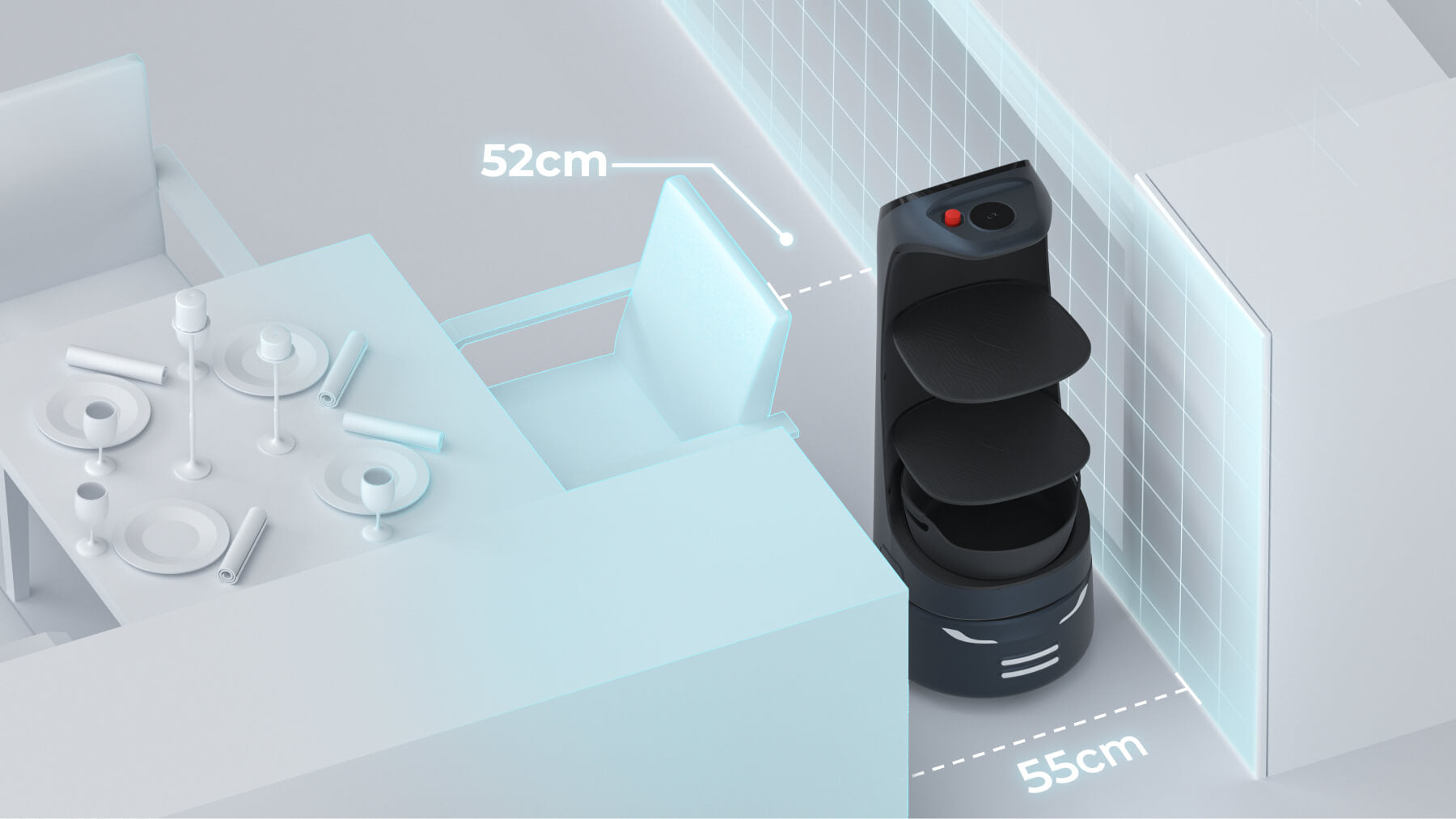 PUDU Ketty Pro Delivery & Reception Robot