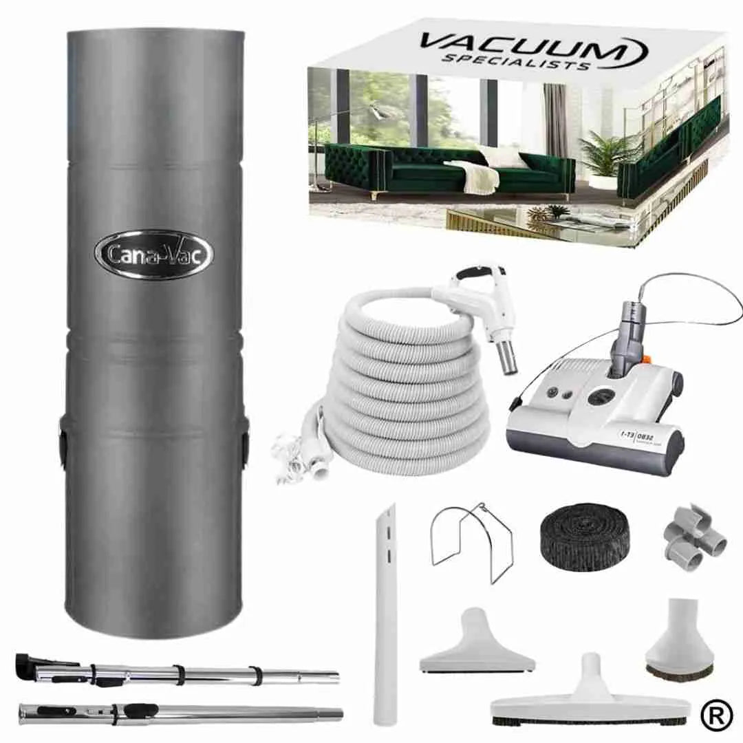 CanaVac Ethos ACAN70A Central Vacuum Electric Accessory Cleaning Package