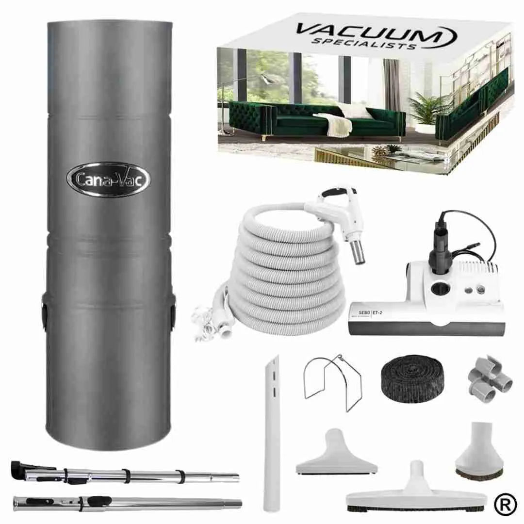 CanaVac Ethos ACAN70A Central Vacuum Electric Accessory Cleaning Package