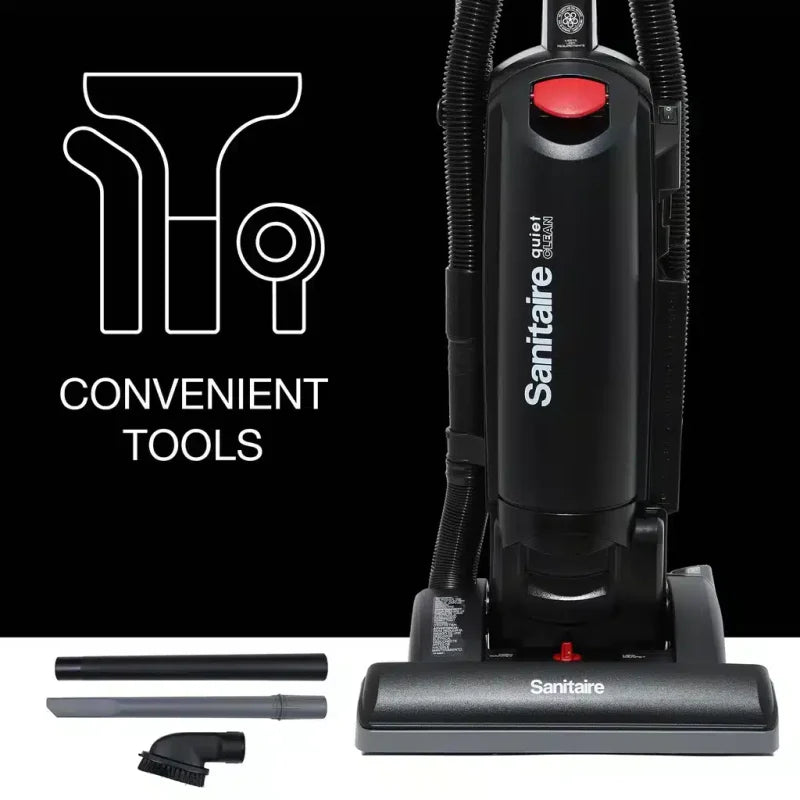 Sanitaire SC5815 Force QuietClean HEPA Bagged Commercial Upright Vacuum Cleaner