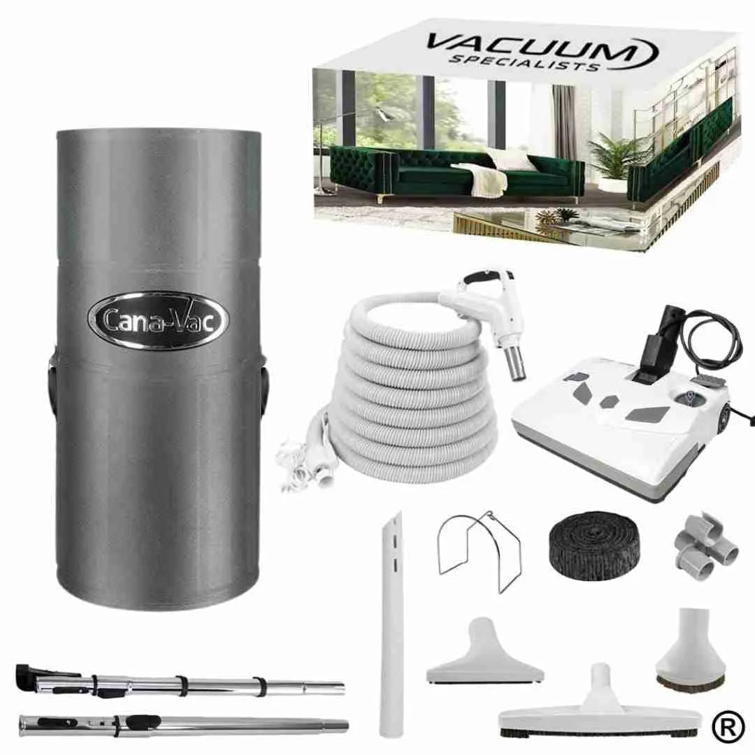 CanaVac Ethos ACAN50A Central Vacuum Electric Accessory Cleaning Package