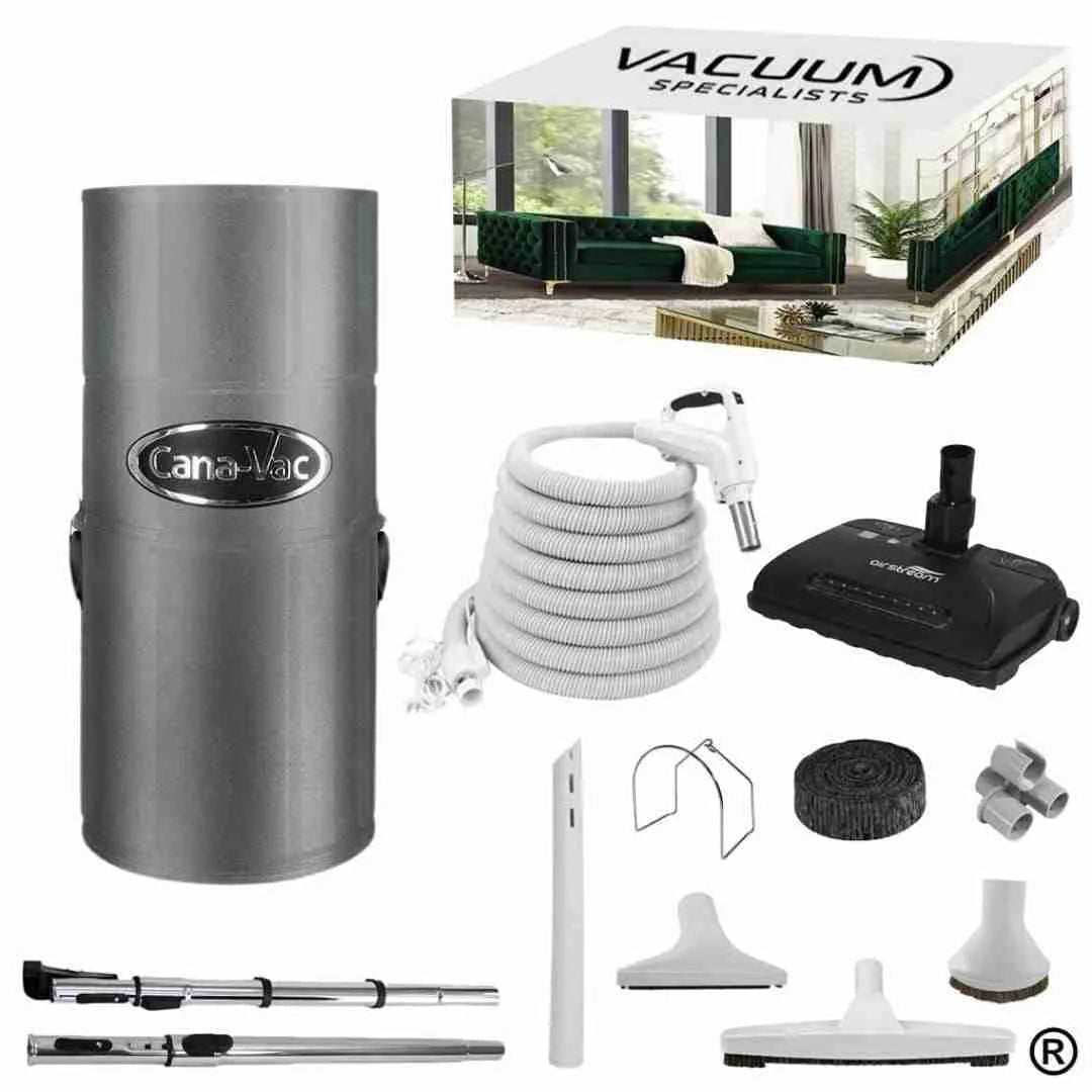 CanaVac Ethos ACAN50A Central Vacuum Electric Accessory Cleaning Package