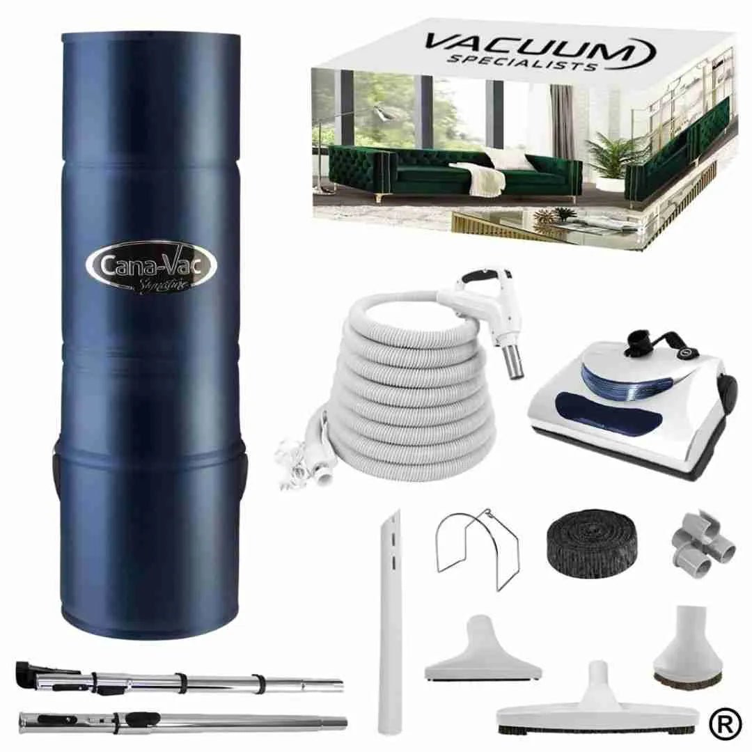 CanaVac Signature ACAN690A Central Vacuum Electric Accessory Cleaning Package