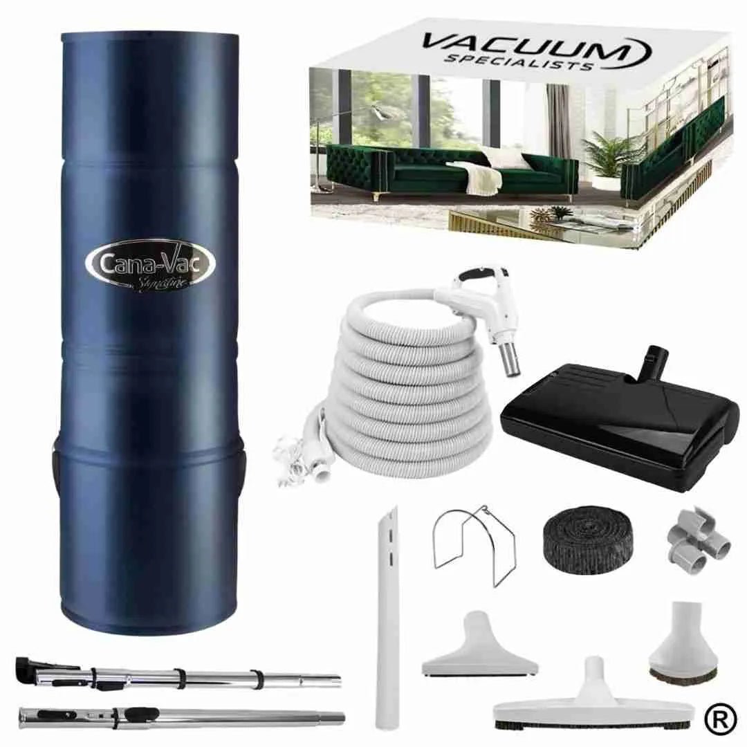 CanaVac Signature ACAN690A Central Vacuum Electric Accessory Cleaning Package