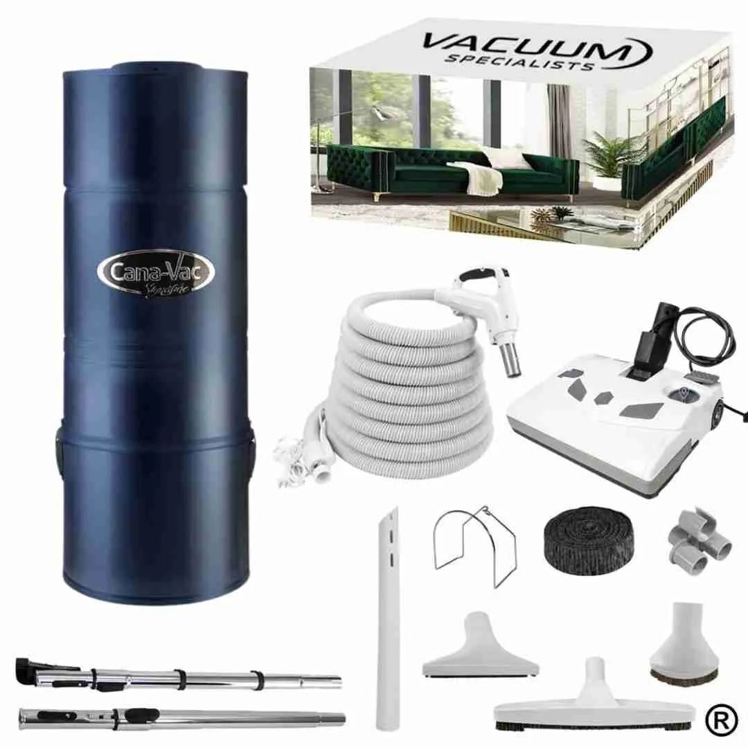 CanaVac Signature ACAN790A Central Vacuum Electric Accessory Cleaning Package