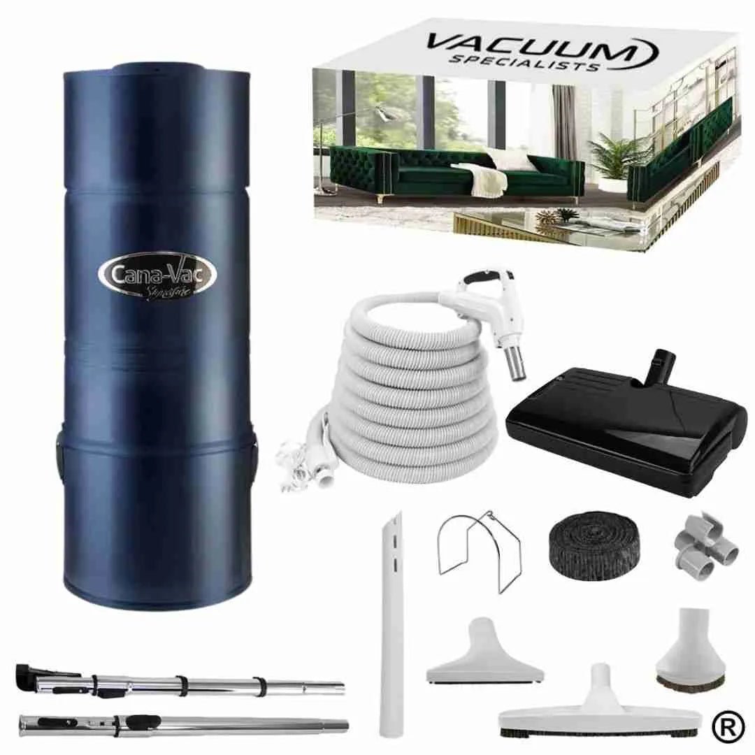 CanaVac Signature ACAN790A Central Vacuum Electric Accessory Cleaning Package