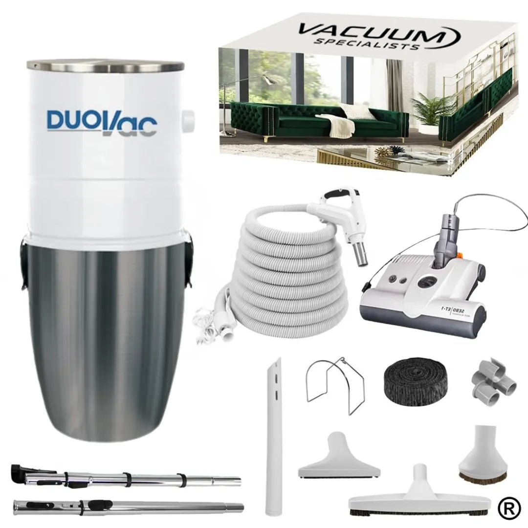 DuoVac Air 10 Central Vacuum Electric Accessory Cleaning Package