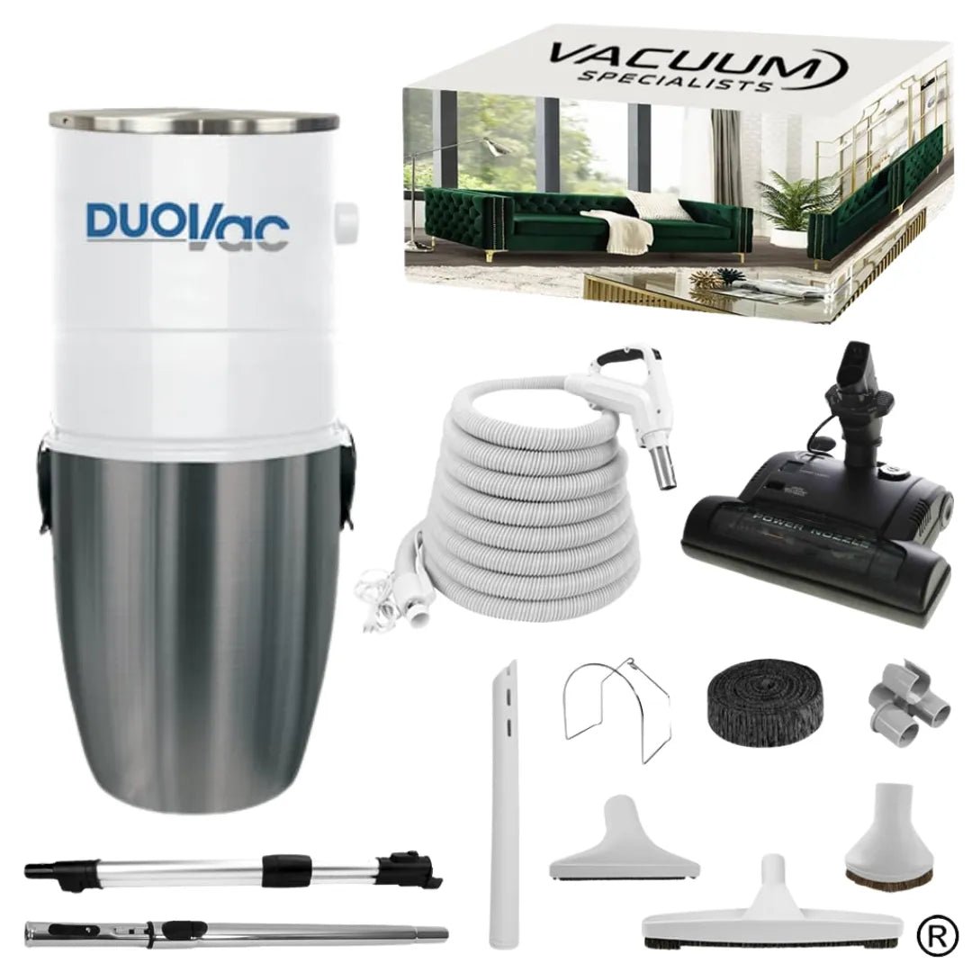 DuoVac Air 10 Central Vacuum Electric Accessory Cleaning Package