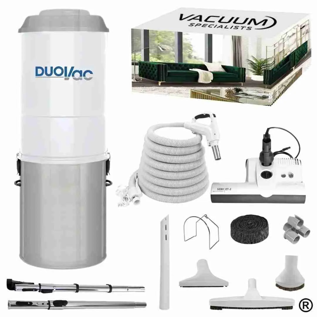 DuoVac Distinction Central Vacuum Electric Accessory Cleaning Package