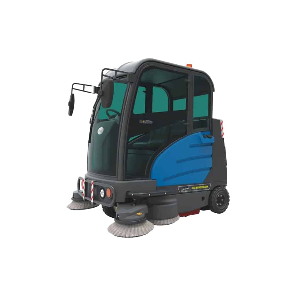 Johnny Vac JVC75SWEEPCABN Commercial Ride - On Sweeper