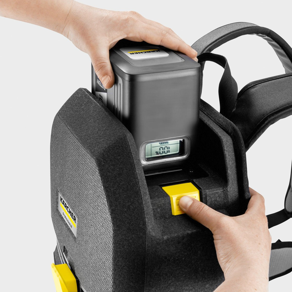 Karcher BVL5/1 BP FLEECE Bagged Cordless Commercial Backpack Vacuum Cleaner