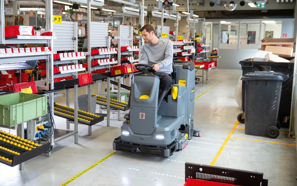 Karcher Fleet B110 R BP NA Commercial Ride - On Scrubber