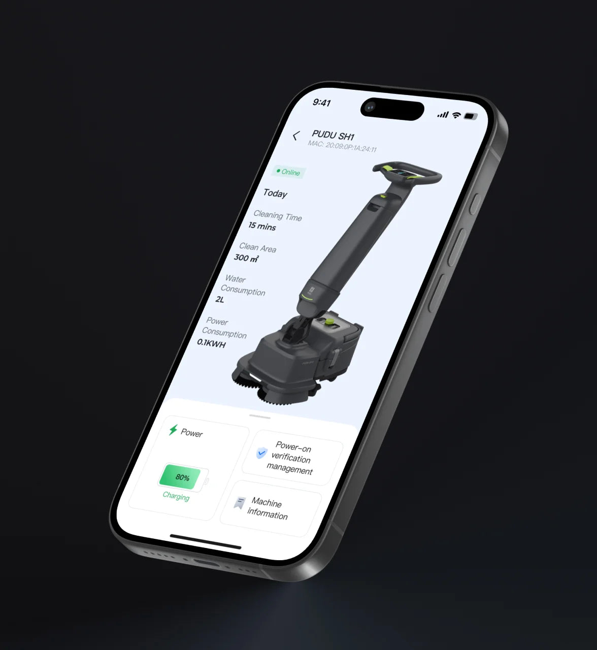 PUDU SH1 Smart Upright Scrubber Dryer