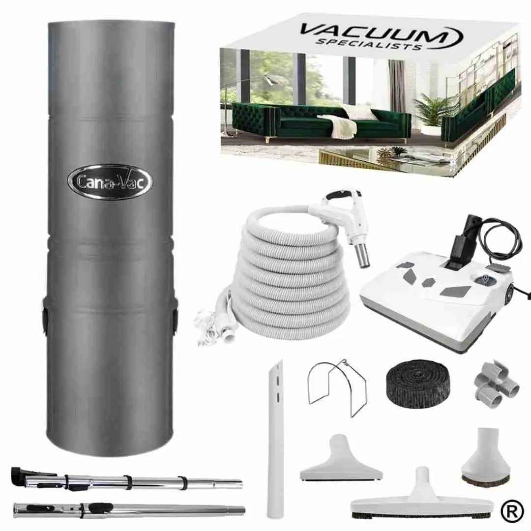 CanaVac Ethos ACAN70A Central Vacuum Electric Accessory Cleaning Package