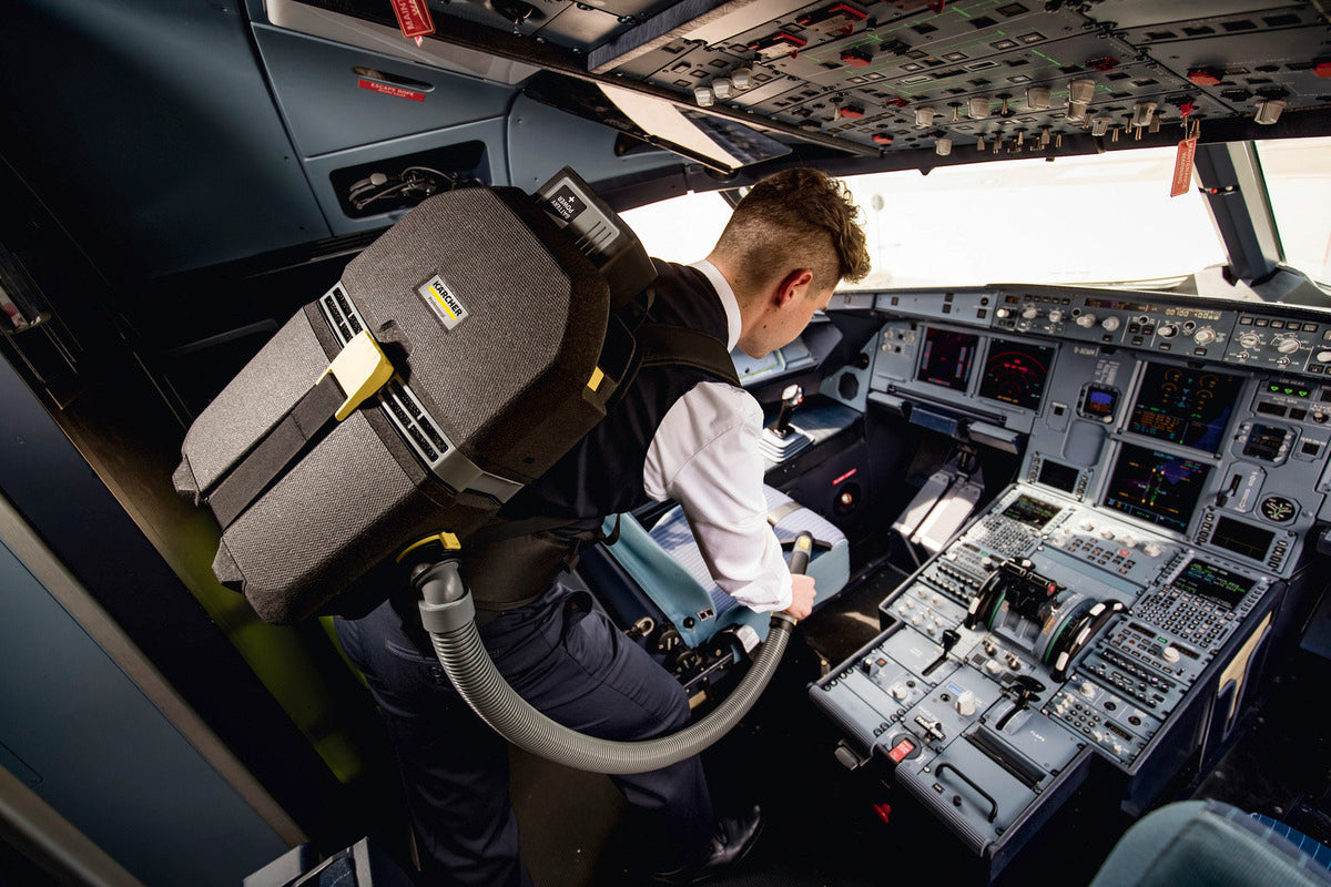 Karcher BVL5/1 BP FLEECE Bagged Cordless Commercial Backpack Vacuum Cleaner