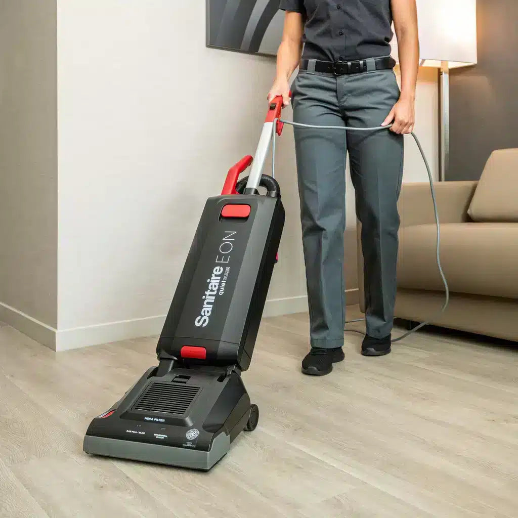 Sanitaire SC5500 QuietClean HEPA Bagged Commercial Upright Vacuum Cleaner