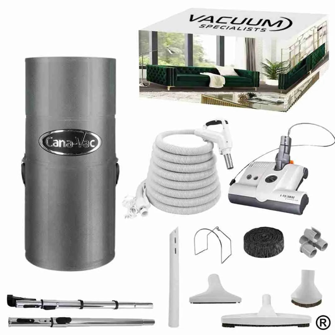 CanaVac Ethos ACAN50A Central Vacuum Electric Accessory Cleaning Package