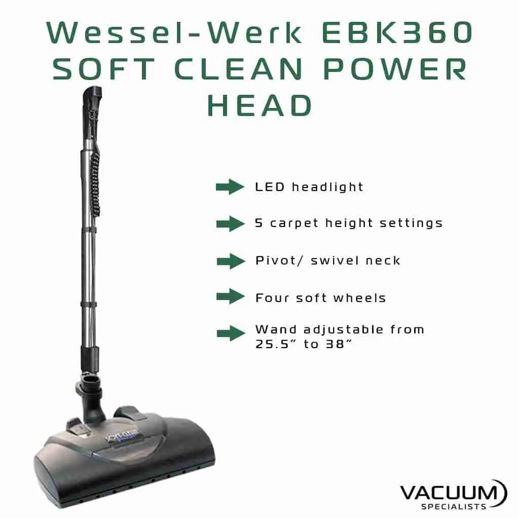 CanaVac Ethos ACAN50A Central Vacuum Electric Accessory Cleaning Package