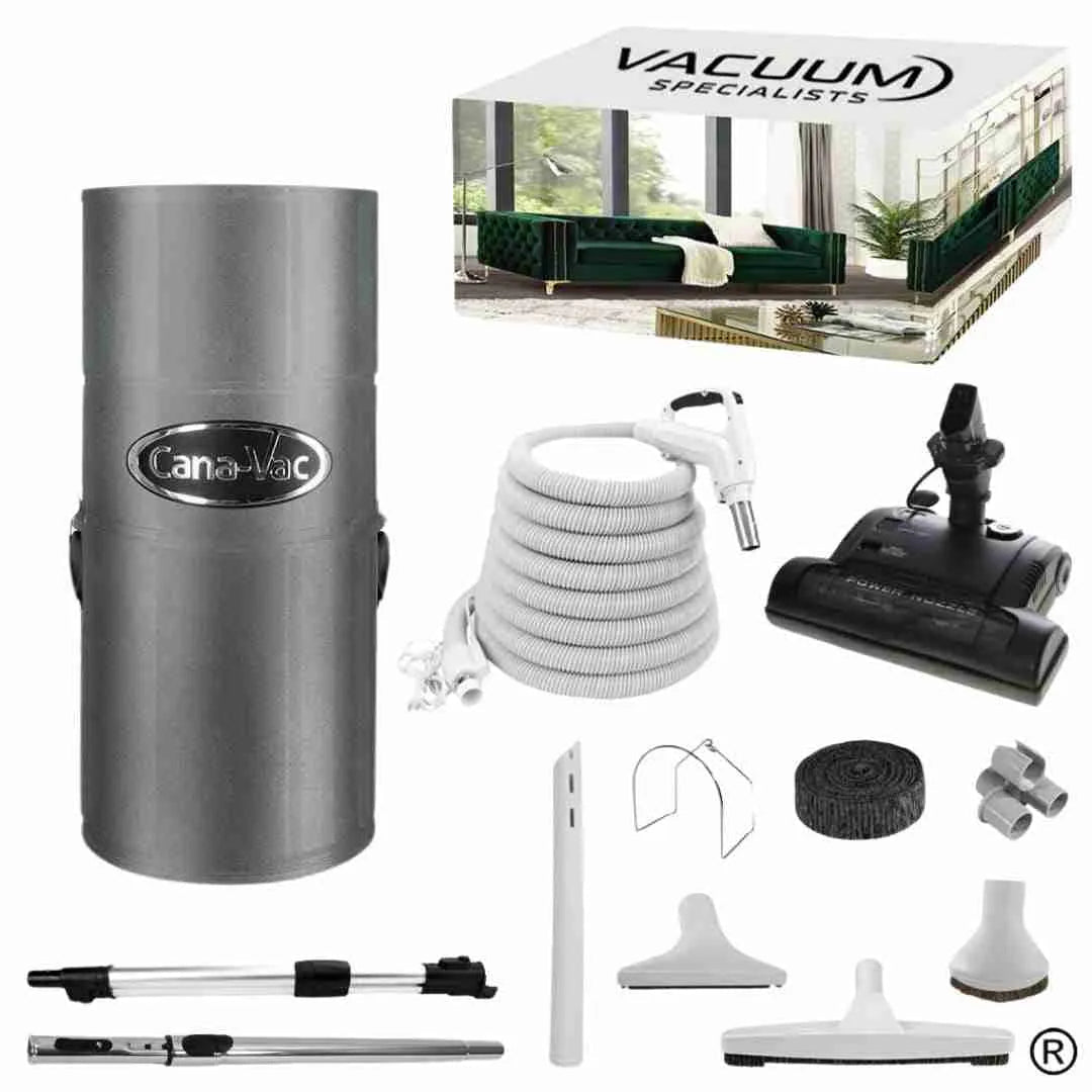 CanaVac Ethos ACAN50A Central Vacuum Electric Accessory Cleaning Package