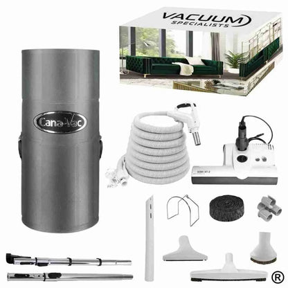 CanaVac Ethos ACAN50A Central Vacuum Electric Accessory Cleaning Package