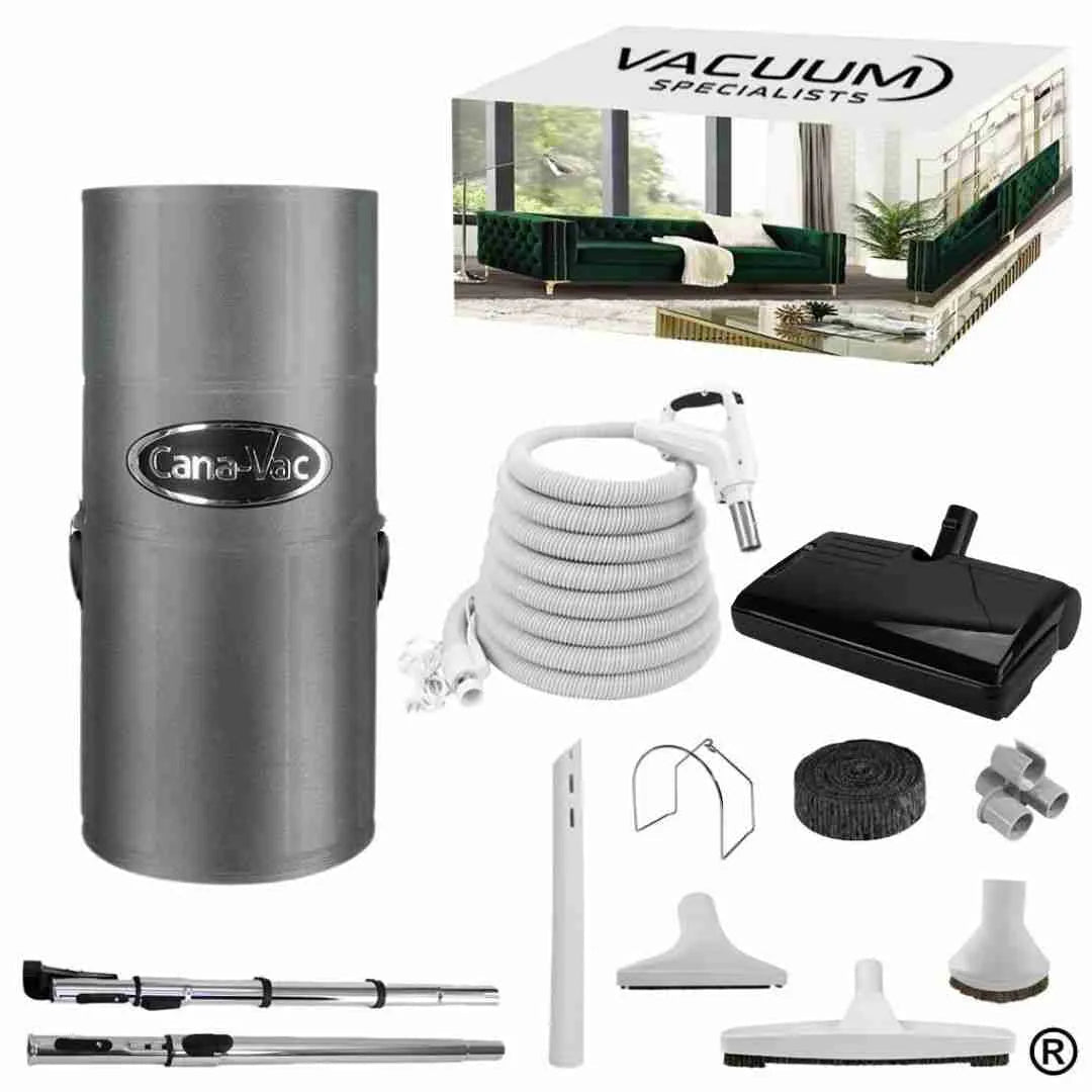 CanaVac Ethos ACAN50A Central Vacuum Electric Accessory Cleaning Package