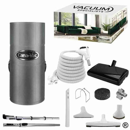 CanaVac Ethos ACAN50A Central Vacuum Electric Accessory Cleaning Package