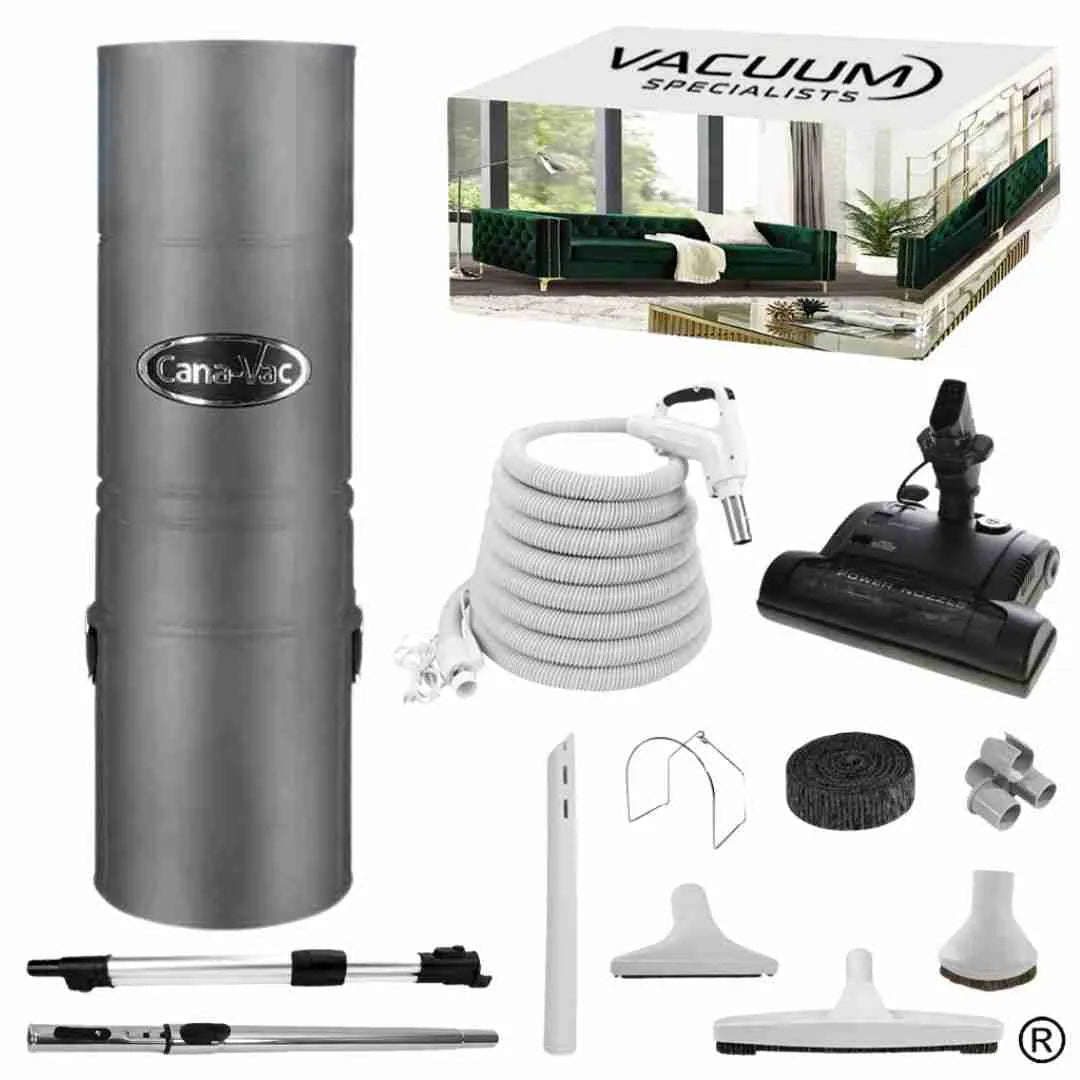 CanaVac Ethos ACAN60A Central Vacuum Electric Accessory Cleaning Package