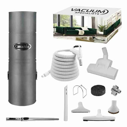 CanaVac Ethos ACAN60A Central Vacuum & Low - Voltage Premium Accessory Cleaning Package