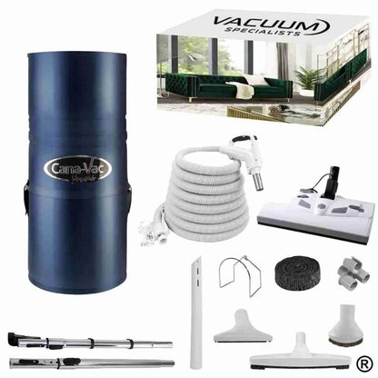 CanaVac Signature ACAN490A Central Vacuum & Electric Accessory Cleaning Package