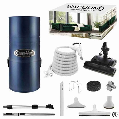 CanaVac Signature ACAN490A Central Vacuum & Electric Accessory Cleaning Package