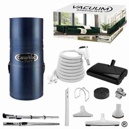 CanaVac Signature ACAN490A Central Vacuum & Electric Accessory Cleaning Package