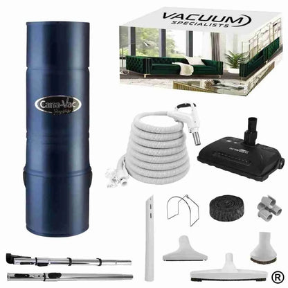 CanaVac Signature ACAN590A Central Vacuum & Electric Accessory Cleaning Package