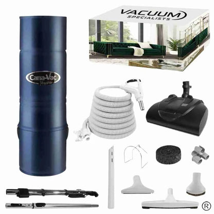 CanaVac Signature ACAN590A Central Vacuum & Electric Accessory Cleaning Package