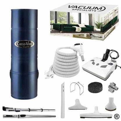 CanaVac Signature ACAN590A Central Vacuum & Electric Accessory Cleaning Package