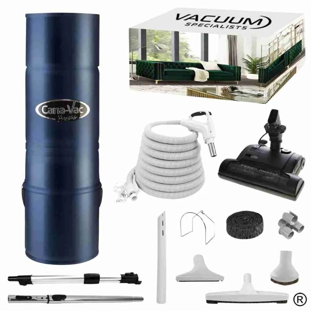 CanaVac Signature ACAN690A Central Vacuum Electric Accessory Cleaning Package