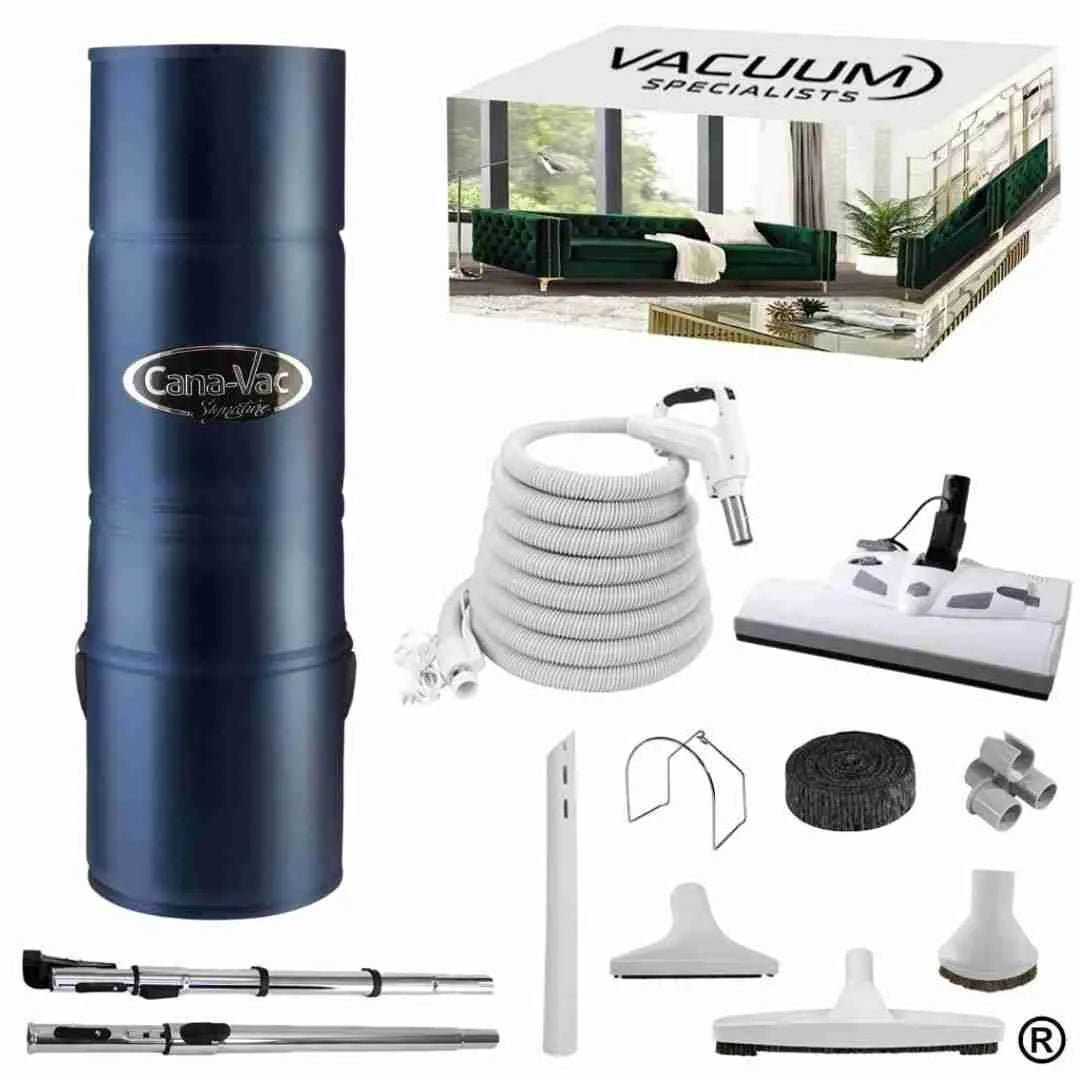 CanaVac Signature ACAN690A Central Vacuum Electric Accessory Cleaning Package