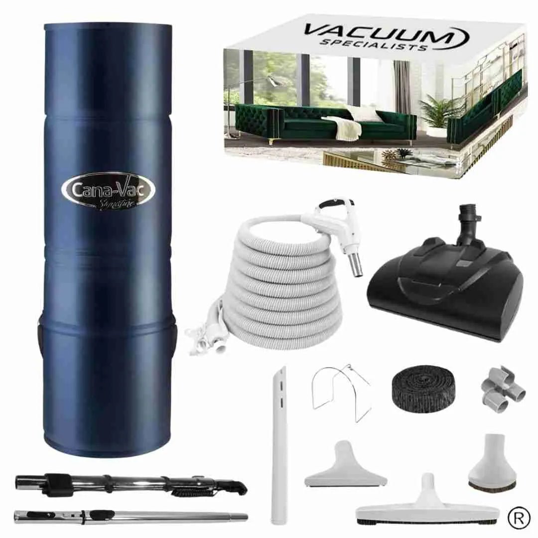 CanaVac Signature ACAN690A Central Vacuum Electric Accessory Cleaning Package