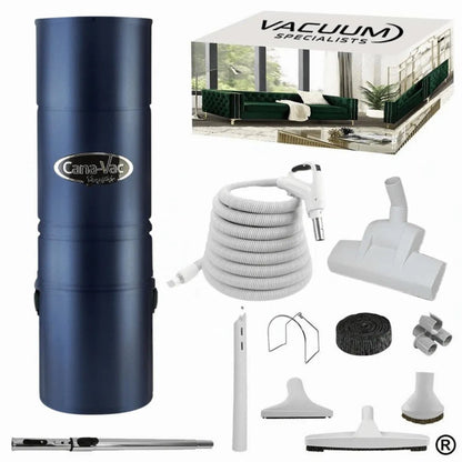CanaVac Signature ACAN690A Central Vacuum & Low - Voltage Premium Accessory Cleaning Package