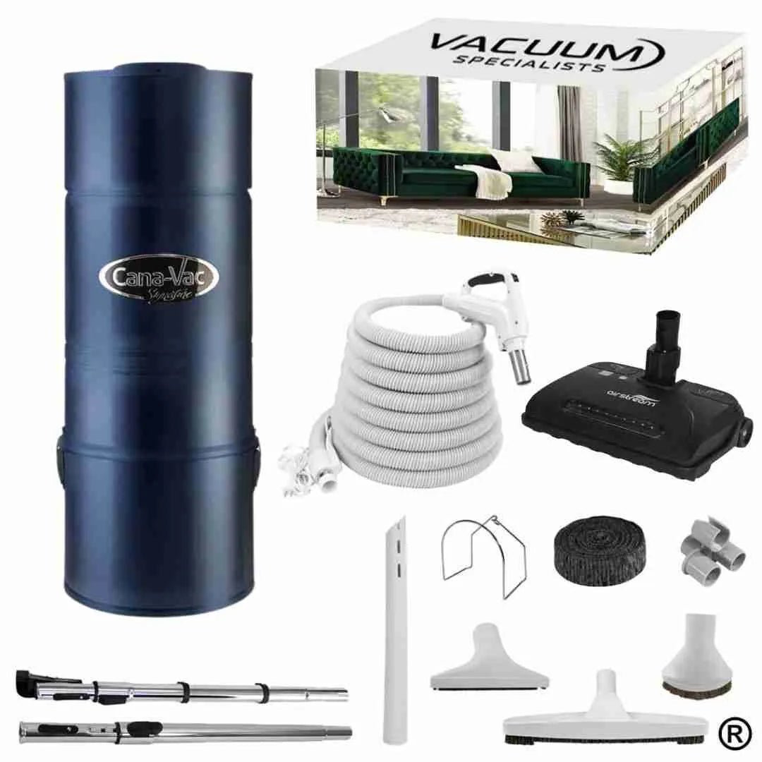 CanaVac Signature ACAN790A Central Vacuum Electric Accessory Cleaning Package