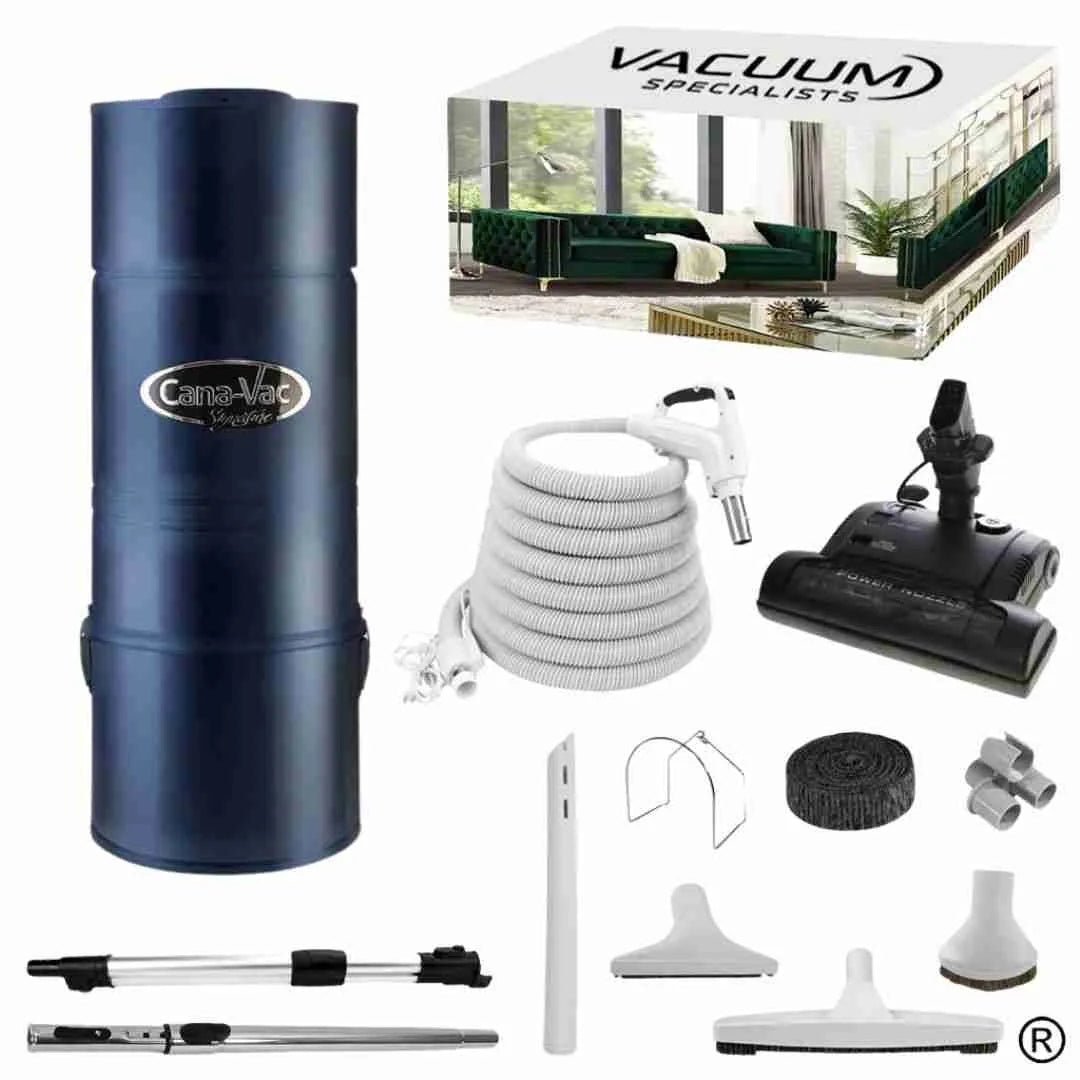 CanaVac Signature ACAN790A Central Vacuum Electric Accessory Cleaning Package