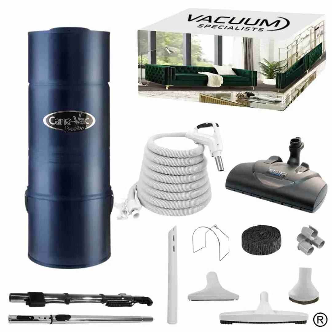 CanaVac Signature ACAN790A Central Vacuum Electric Accessory Cleaning Package