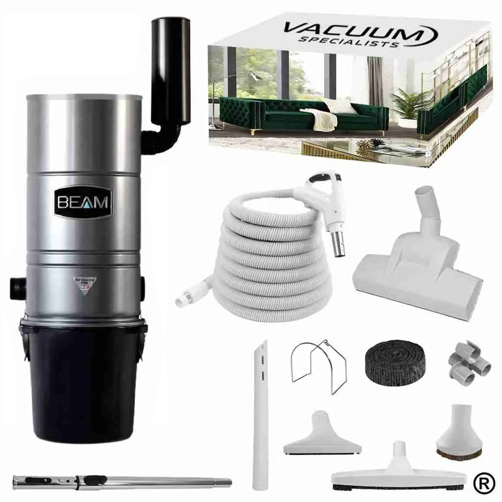Beam 205 Central Vacuum & Low-Voltage Premium Accessory Cleaning Package