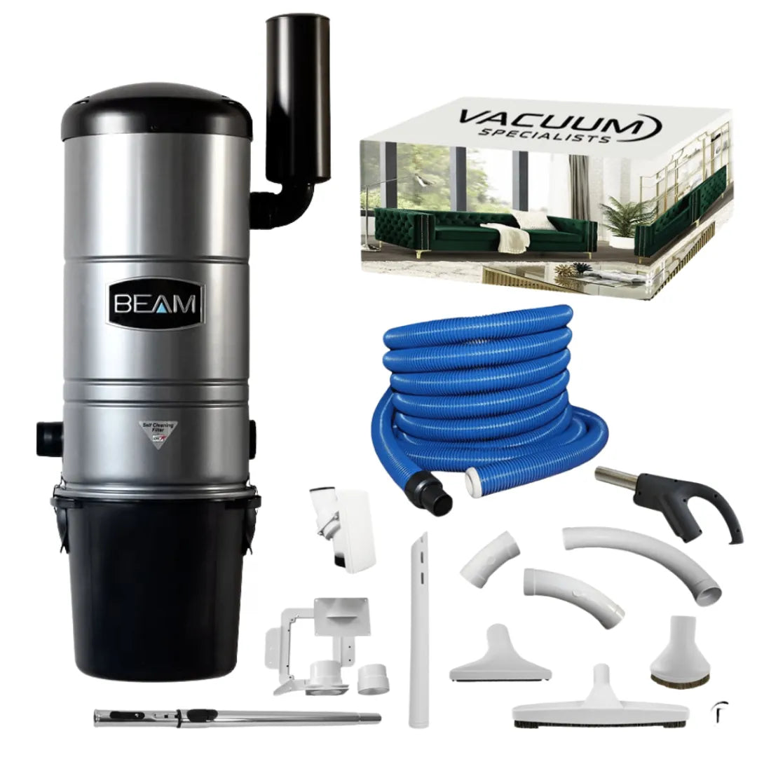 Beam 475 Central Vacuum & Hide-A-Hose Retractable System