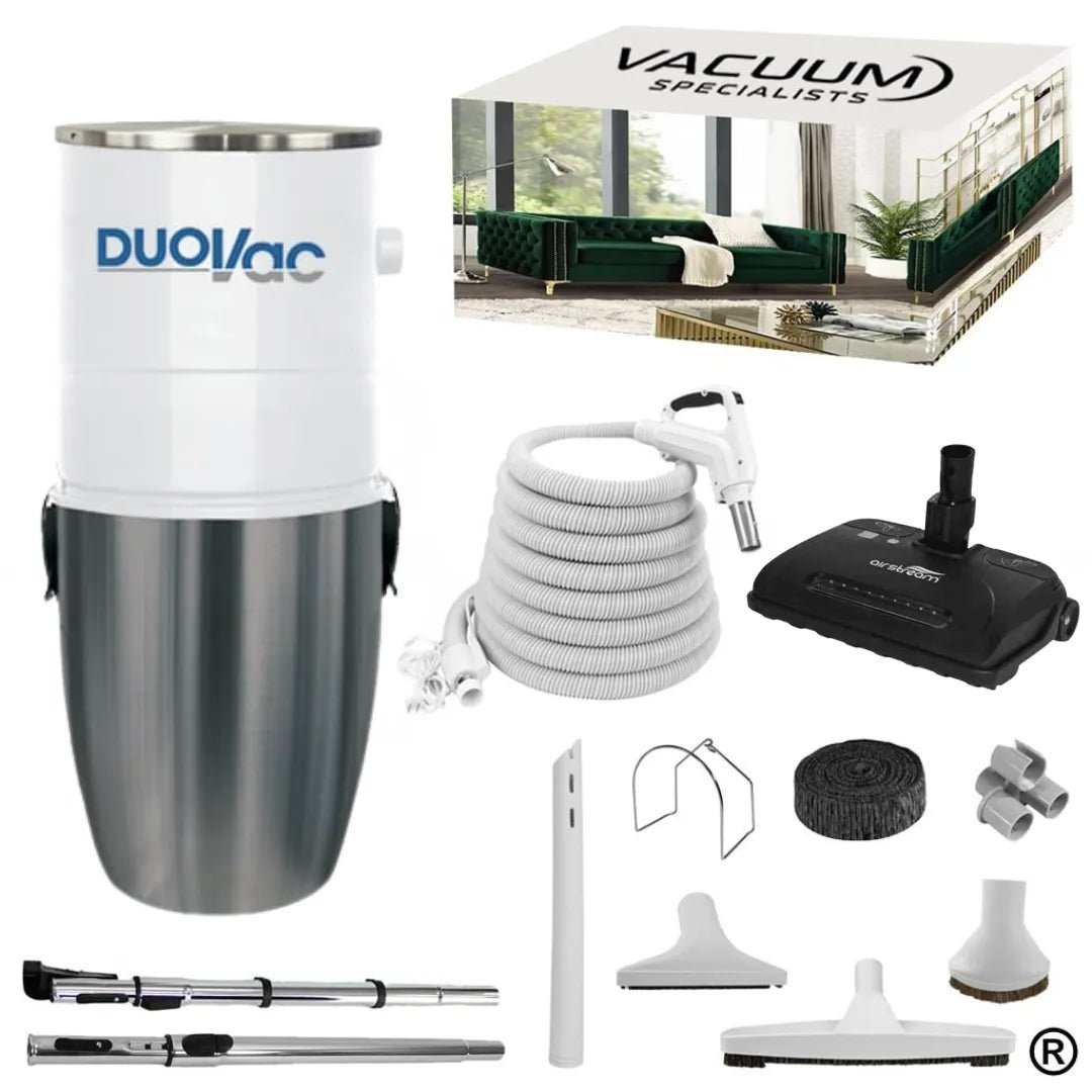 DuoVac Air 10 Central Vacuum Electric Accessory Cleaning Package