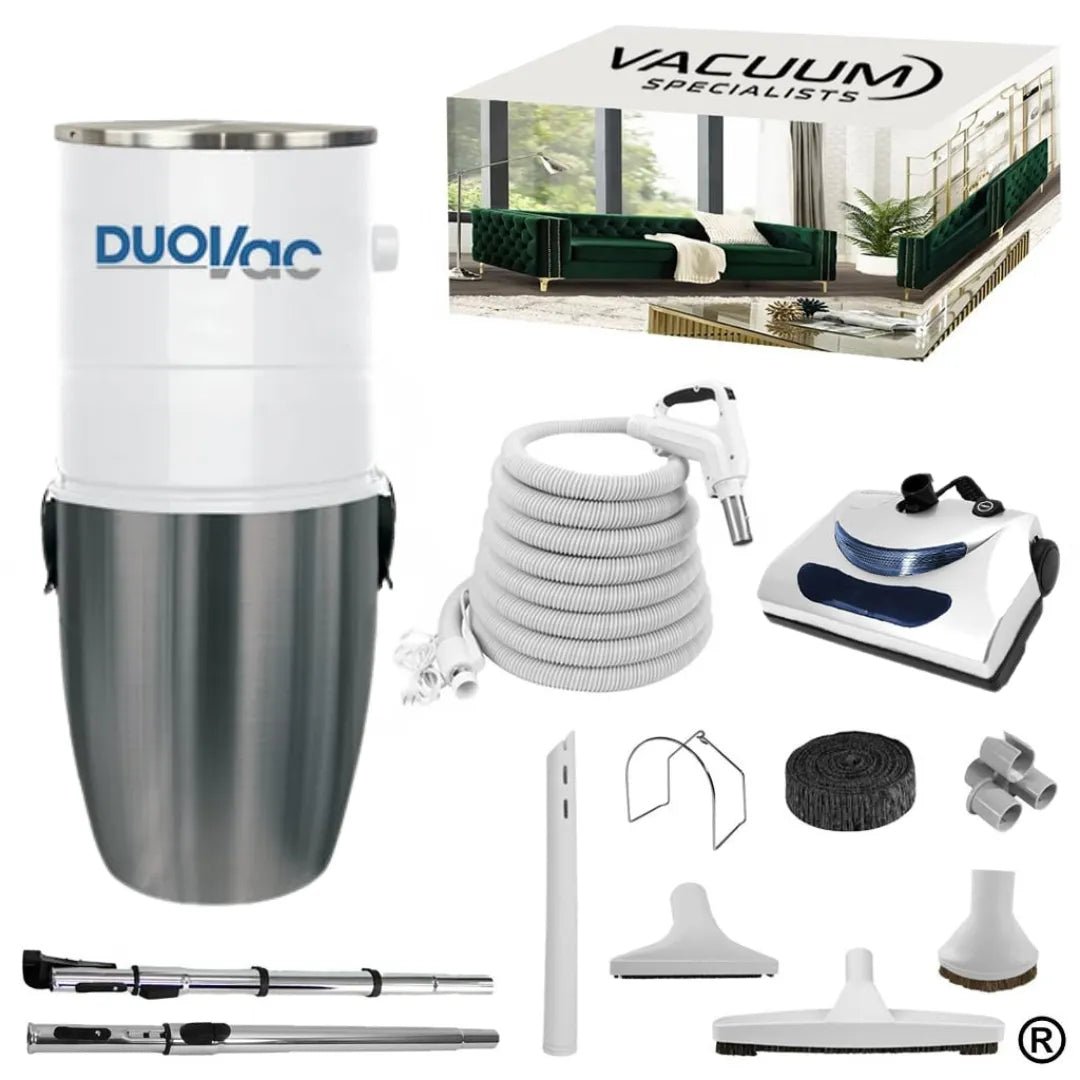 DuoVac Air 10 Central Vacuum Electric Accessory Cleaning Package