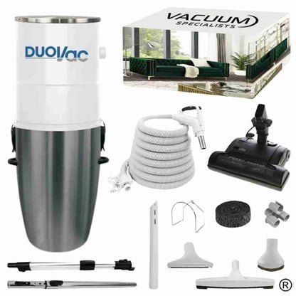 DuoVac Star Central Vacuum Electric Accessory Cleaning Package