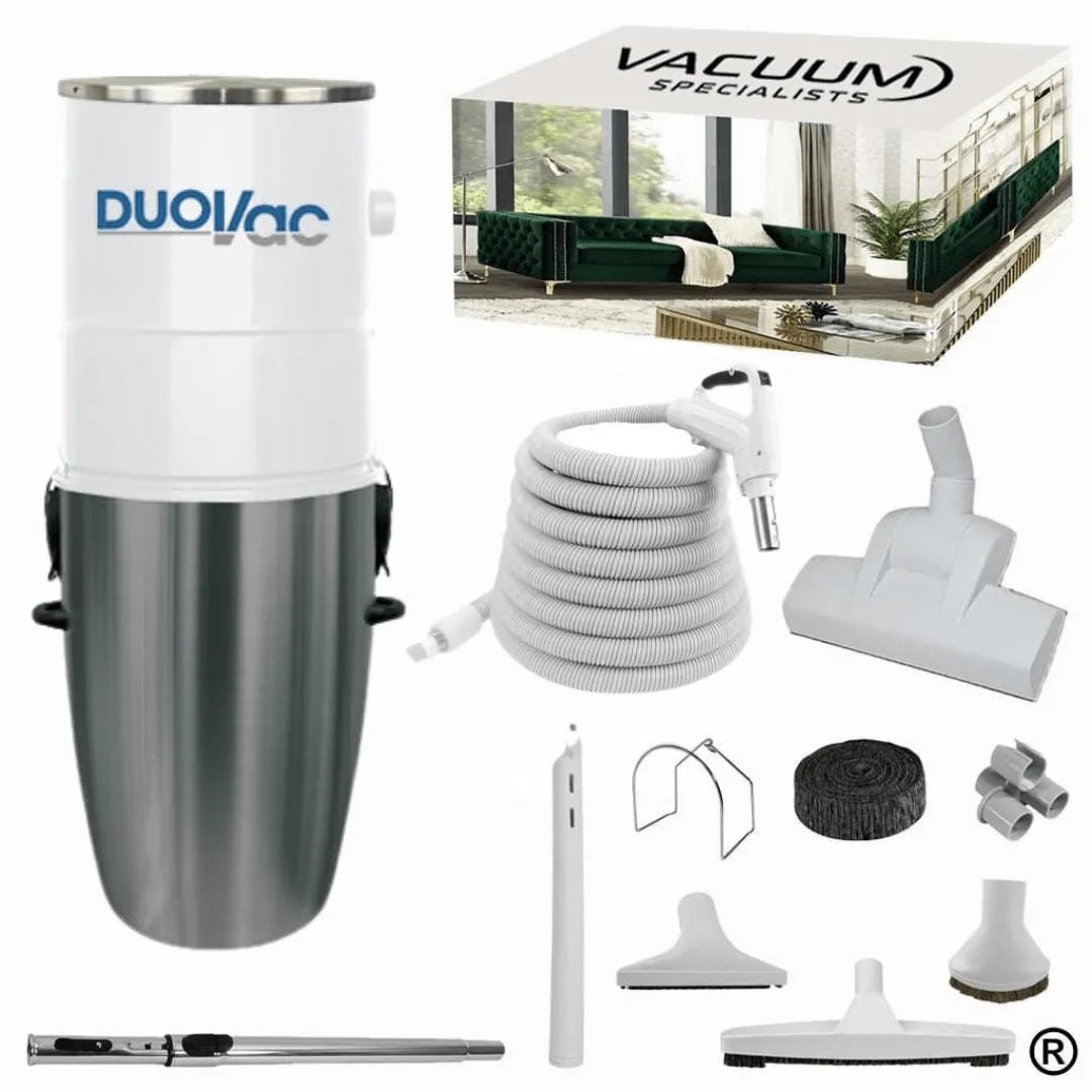 DuoVac Star Central Vacuum & Low - Voltage Premium Accessory Cleaning Package