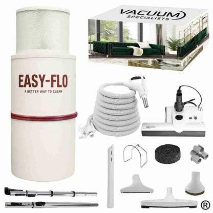 Easy - Flo PLS1800 Central Vacuum Electric Accessory Cleaning Package